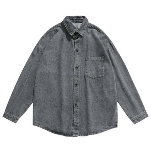 Oem Manufacturer Custom Men Vestimenta Denim Long Sleeve Shirt Men's Solve Simple Versatile Jacket