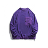 الشركة المصنعة OEM عالية الجودة هوديس رجالي فارغ كم طويل شعار مخصص مطبوعة المتضخم Crewneck البلوز بلوزات للرجال