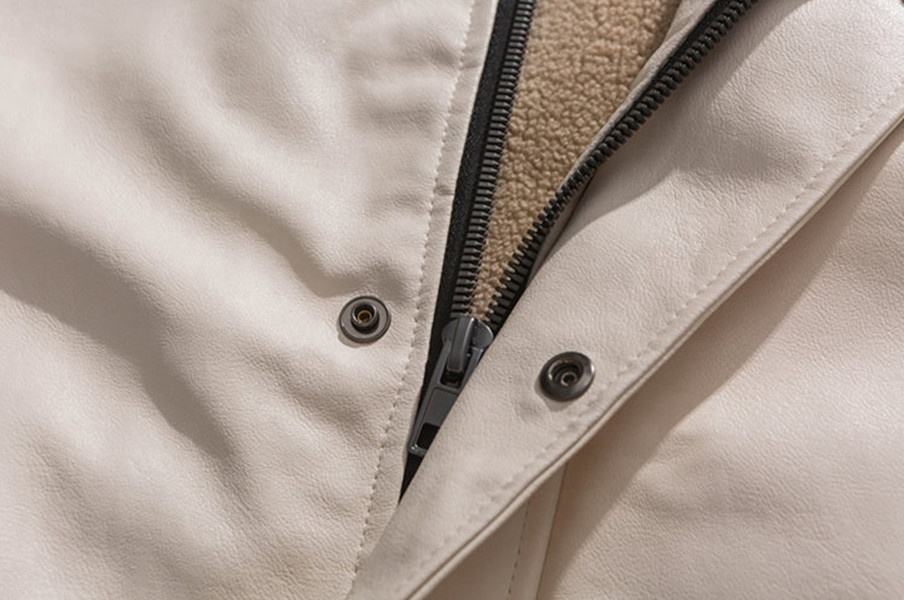 Veste en daim &agrave; grain de couleur unie pour hommes, fabricant OEM personnalis&eacute; en coton, mode