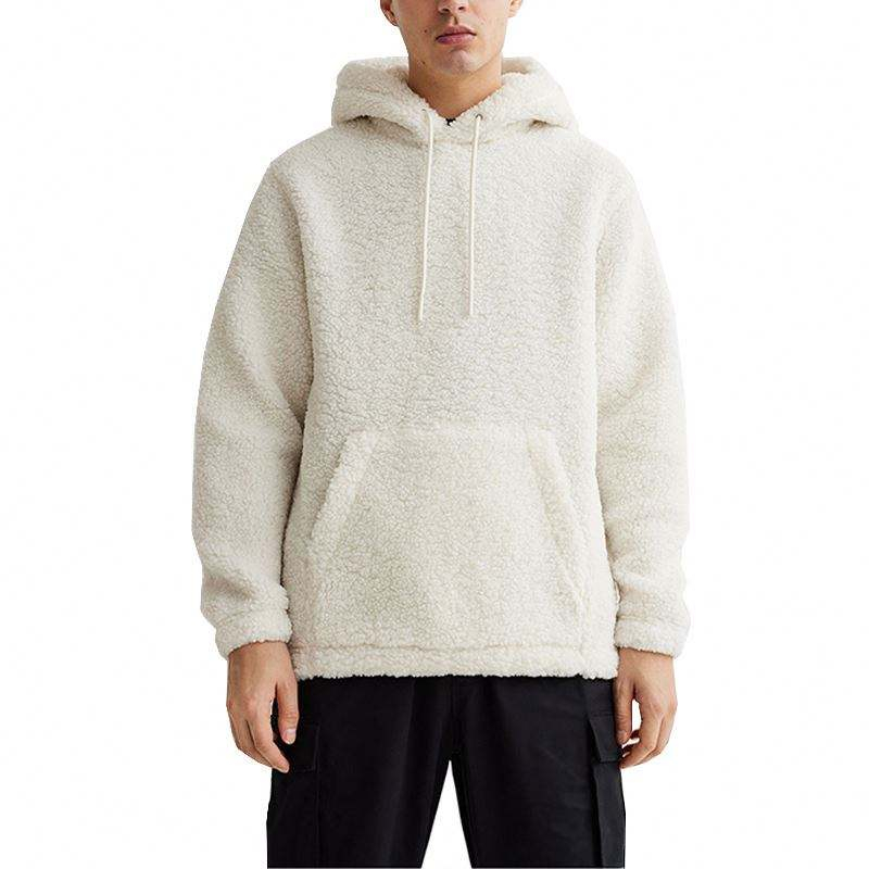 OEM Tillverkare M&auml;n Vinter V&auml;rme H&ouml;g kvalitet L&aring;ng&auml;rmad Polyester Dragsko Pullover Ull Fleece Huvtr&ouml;jor