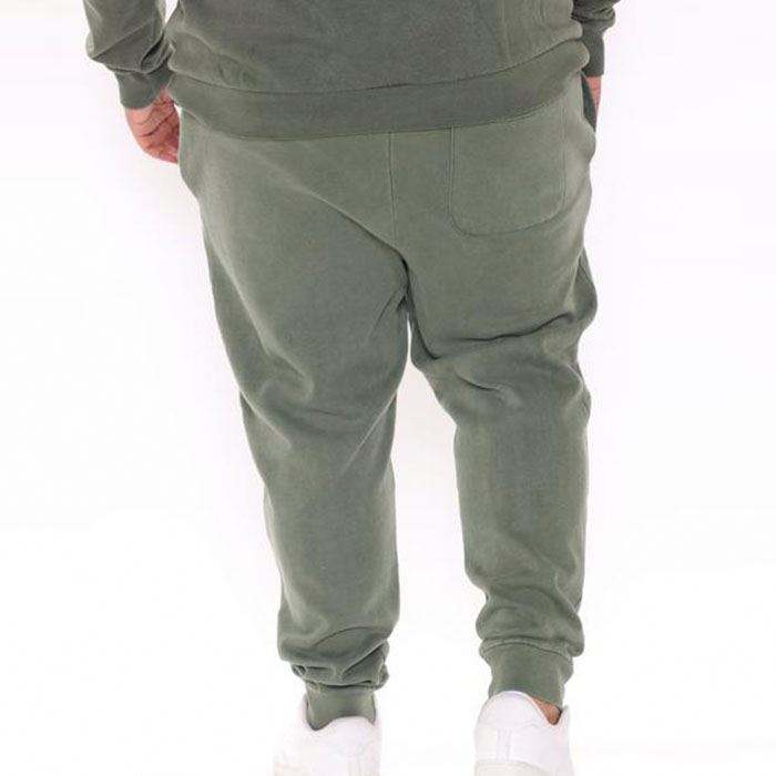 Ma&szlig;geschneiderte Herrenhose mit Kordelzug in der Taille, Vintage-Waschung, schlichte Herren-Jogginghose