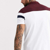 Tilpasset herre farveblok lynl&aring;s stolpe bomuld polo t-shirt