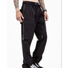 More Mens Cargo Pants Colod Color Buckle Waist Deta