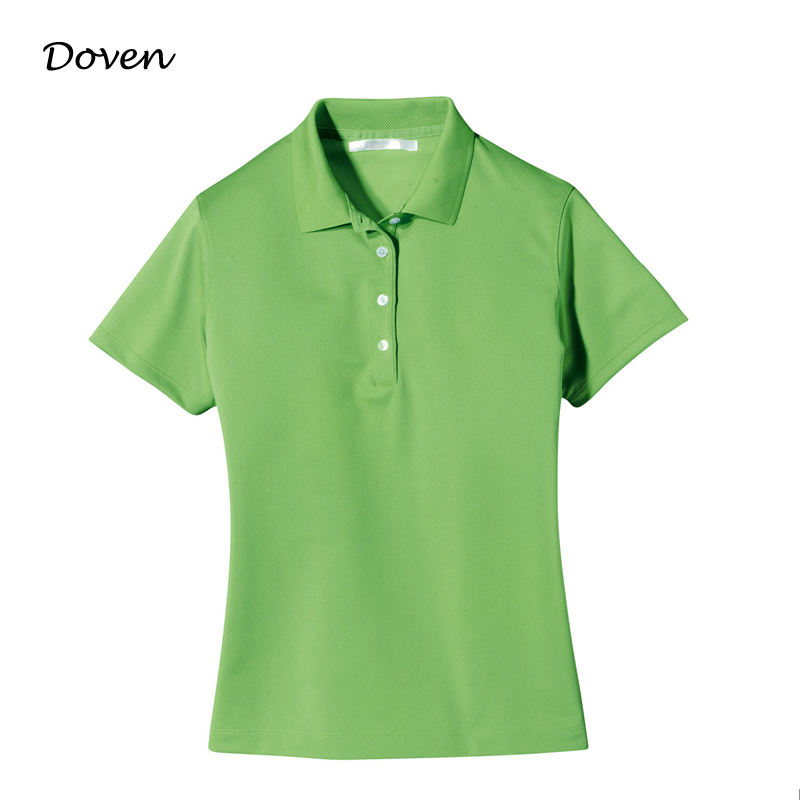 Partihandel dam sport uniform slim fit pik&eacute;tr&ouml;ja f&ouml;r kvinnor
