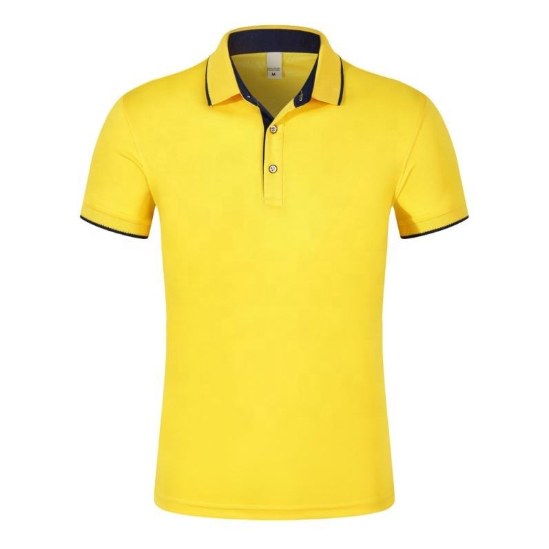 7 ວັນຕົວຢ່າງສີຂຽວ Guangzhou Golf Polo Shirt Polyester Spandex