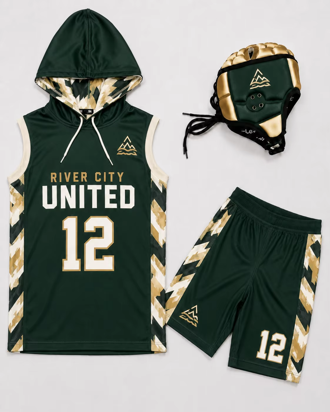 Custom Full Sublimation Print Compression American 7v7 Jersey Set Hihaton huppari 7v7 Jalkapallo univormu Valmistaja