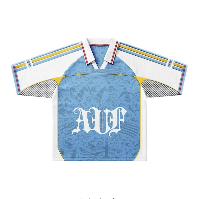 Vải Lưới Polyester Nối Kỹ Thuật Retro B&oacute;ng Đ&aacute; Logo T&ugrave;y Chỉnh Thăng Hoa B&oacute;ng Đ&aacute; &Aacute;o THUN Camisas