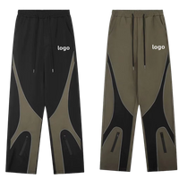 Custom Loose Fit ผ้าไนลอนกันน้ำยูทิลิตี้ Joggers Casual Streetwear กางเกงท่อสะท้อนแสง Cargo Pants