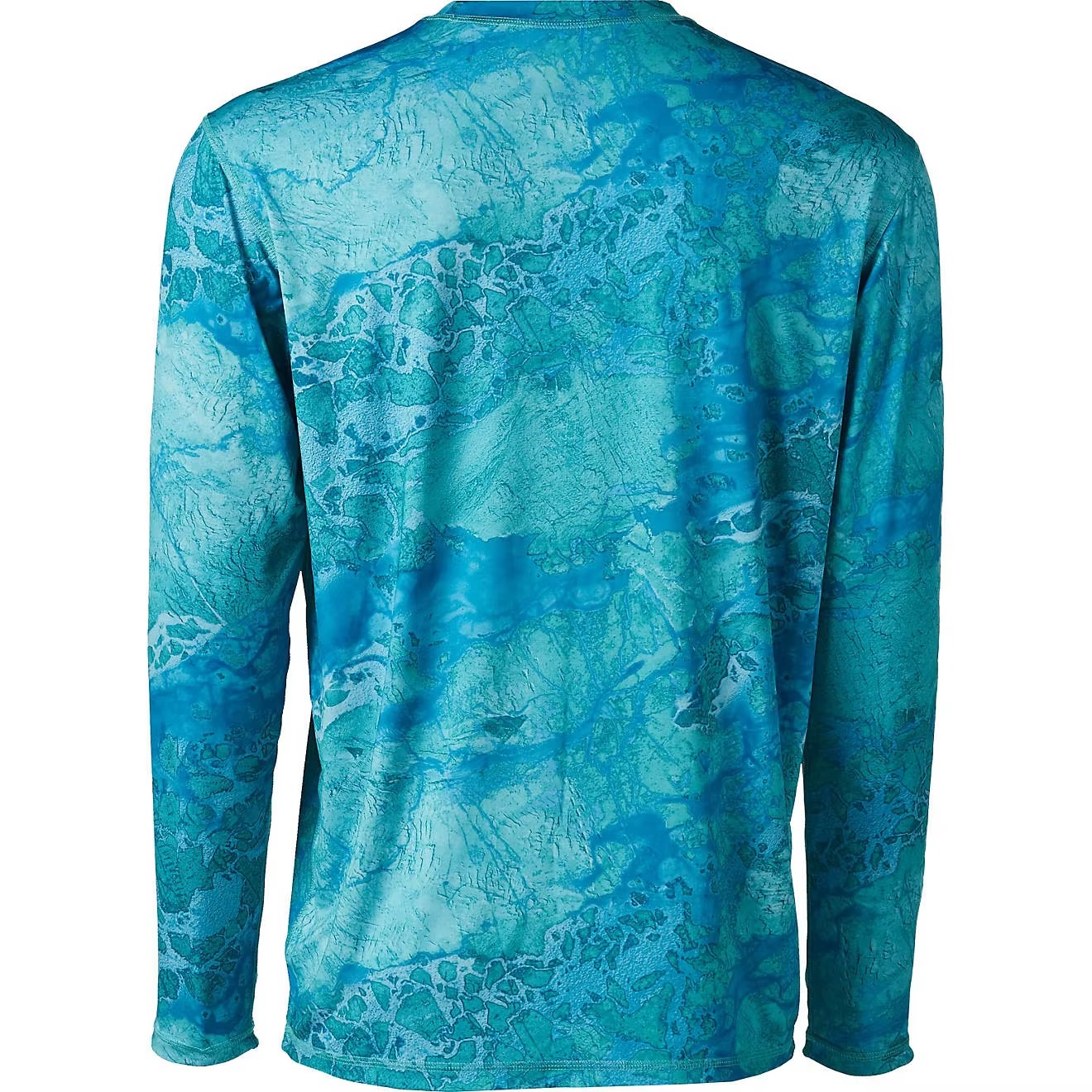 Sublimation Print Pockets Pfg Performance Vented Uv Protection အမျိုးသားများအတွက် အင်္ကျီလက်ရှည် စိတ်ကြိုက်လက်ကား Upf50 Camo ငါးဖမ်းရှပ်များ