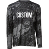 Sublimation Print Pockets Pfg Performance Vented Uv Protection အမျိုးသားများအတွက် အင်္ကျီလက်ရှည် စိတ်ကြိုက်လက်ကား Upf50 Camo ငါးဖမ်းရှပ်များ