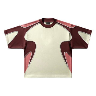 Camisetas De f&uacute;tbol Retro con dise&ntilde;o De tuber&iacute;as bloqueadas De Color personalizado, camisetas De f&uacute;tbol con logotipo personalizado, camisetas De f&uacute;tbol De gran tama&ntilde;o