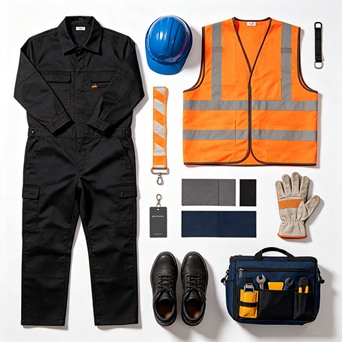 Ma&szlig;geschneiderte Fabrikarbeiteruniformen