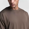 T-Shirt &agrave; col ras du cou personnalis&eacute; de haute qualit&eacute;, en coton Pima, &agrave; manches courtes, vierge pour hommes, T-Shirts de gymnastique