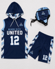 Conjunto de camiseta americana 7v7 de compresi&oacute;n con impresi&oacute;n por sublimaci&oacute;n completa personalizada, sudadera con capucha sin mangas, fabricante de uniformes de f&uacute;tbol 7v7